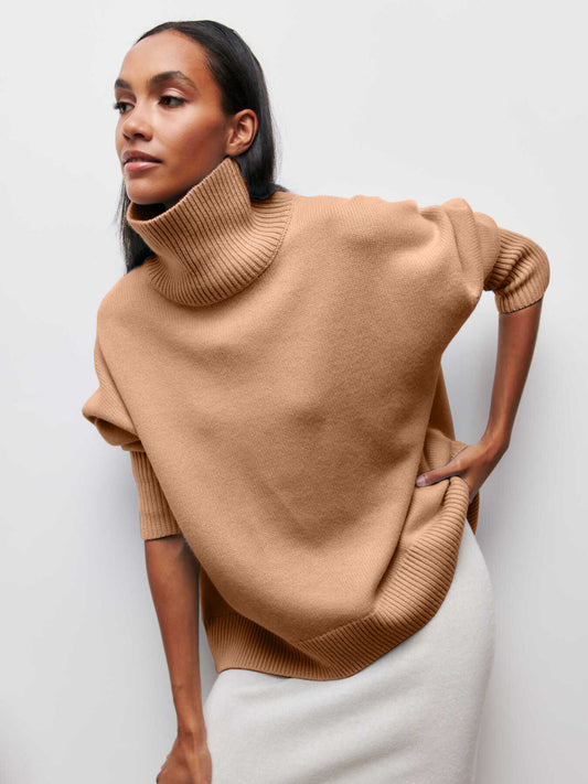 Veloretta™ – Pull Élégant à Col Montant