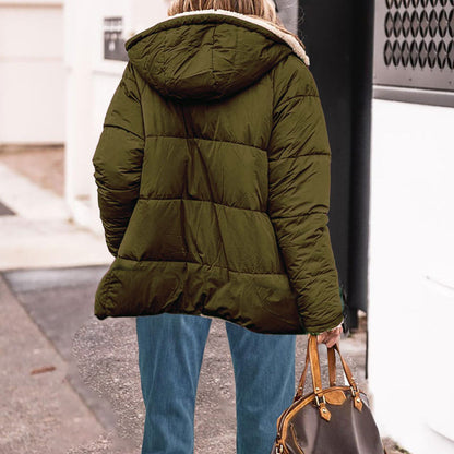 Veloretta™ – Veste Courte en Coton à Capuche
