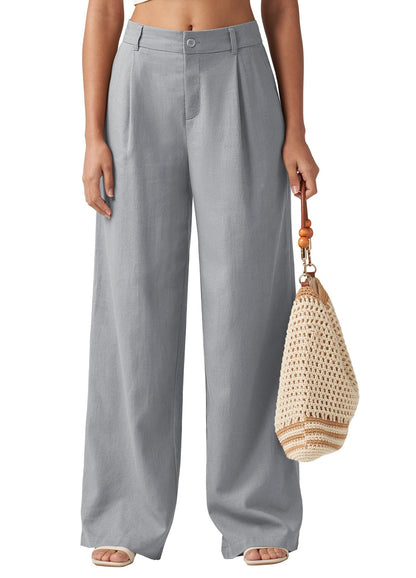 Veloretta™ – Pantalon Droit Décontracté avec Poches