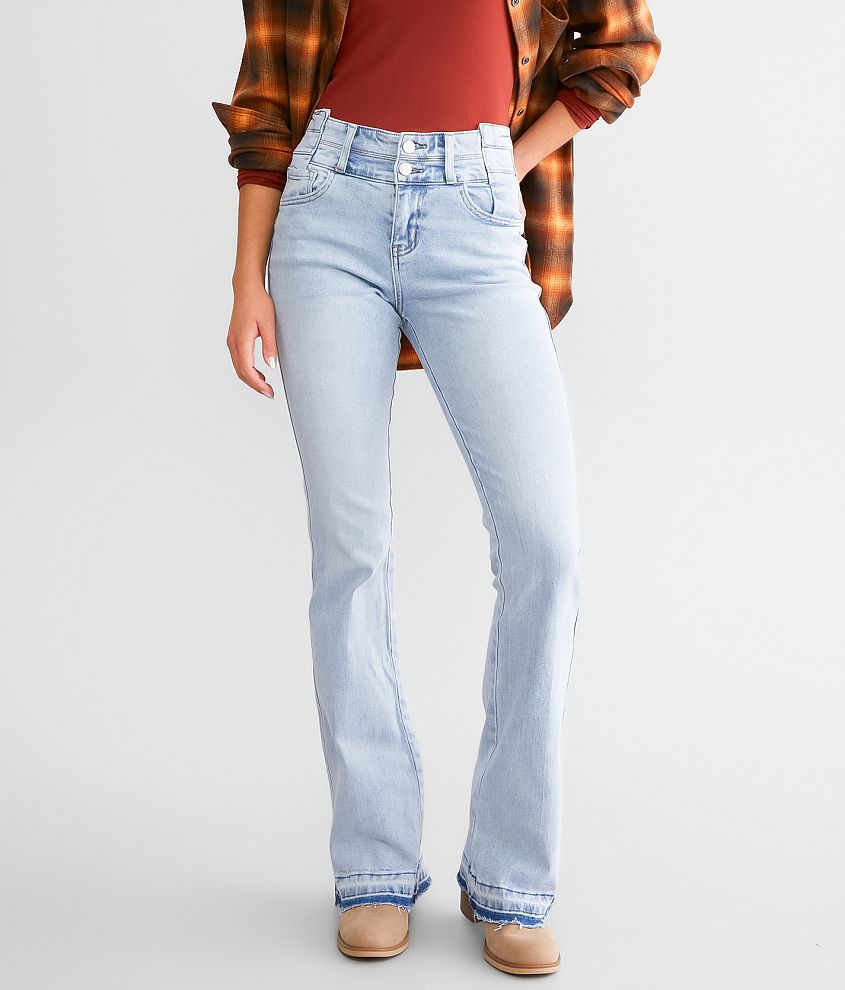 Veloretta™ – Jean Taille Haute à Boutons