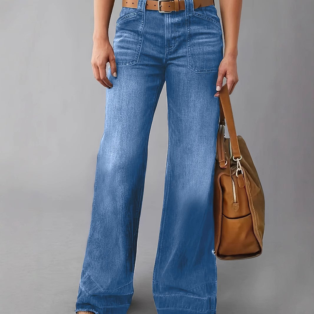 Veloretta™ – Jeans Taille Haute Droit et Slimming Retro
