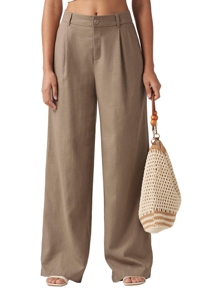 Veloretta™ – Pantalon Droit Décontracté avec Poches
