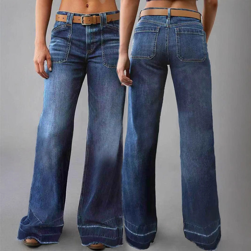 Veloretta™ – Jeans Taille Haute Droit et Slimming Retro