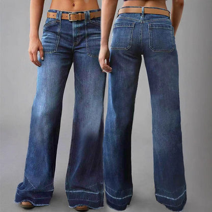 Veloretta™ – Jeans Taille Haute Droit et Slimming Retro