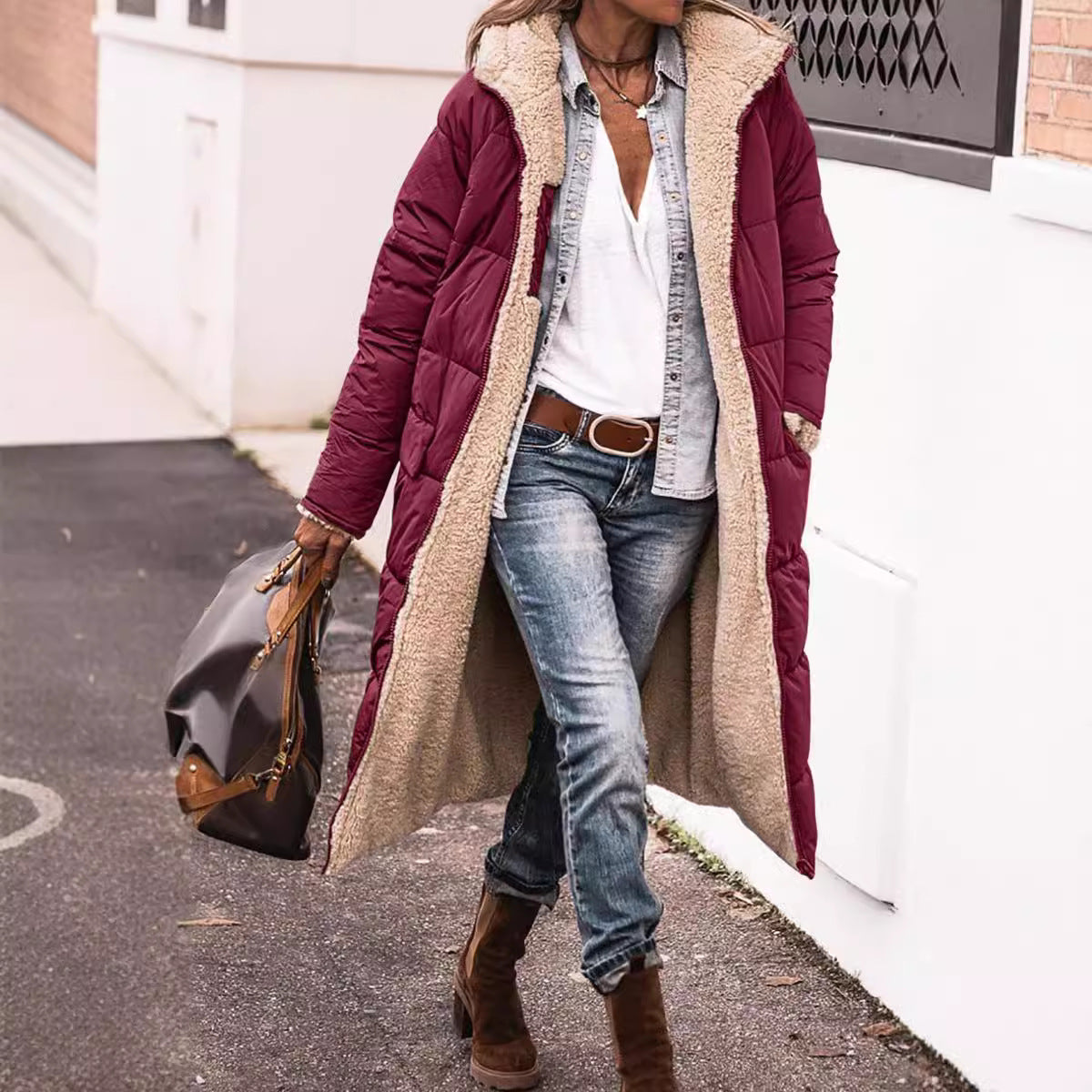 Veloretta™ – Veste Courte en Coton à Capuche