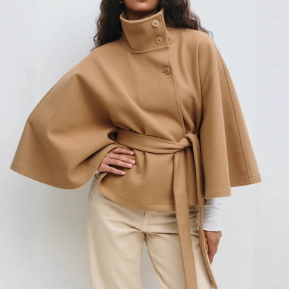Veloretta™ –  Manteau Long Femme en Fausse Laine