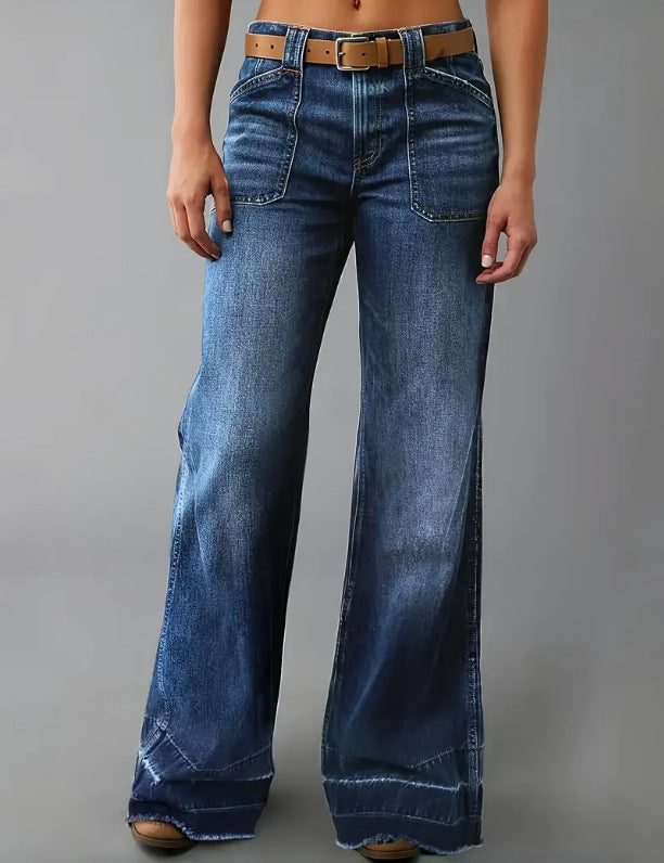 Veloretta™ – Jeans Taille Haute Droit et Slimming Retro
